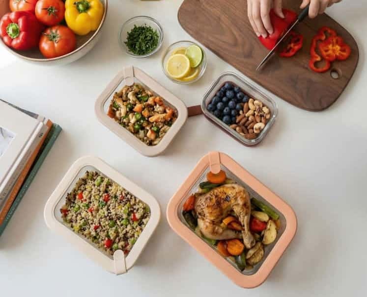 Oven and Dishwasher Safe Glass Food Container