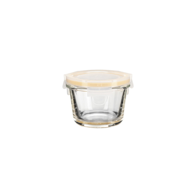 Different Lids Mini Glass Food Container Small Glass Food Container With Lid 120ml 130ml 160ml