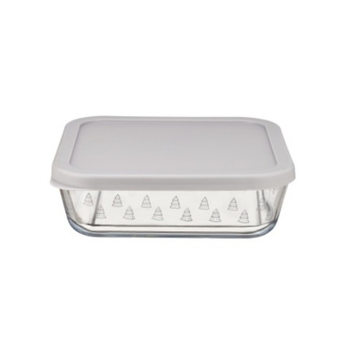 Freezer Safe Customized Food Storage Containers With Christmas Design