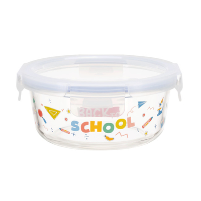 4 Lock Custom Food Storage Containers Personalized Glass Containers With Different Design