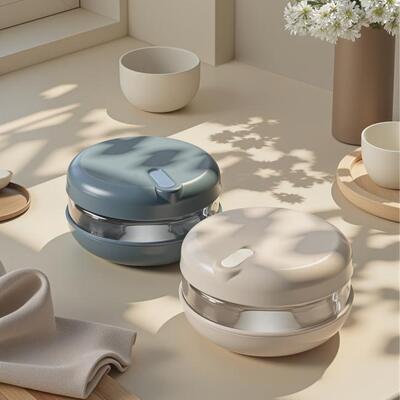 IKOO 1000ml Vetro Durable VitaBowl 1000ml con manica in silicone