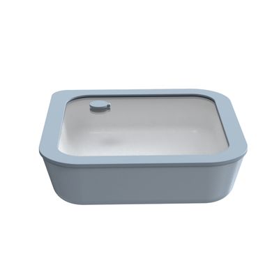 Customizable Color Airtight Lid Thermal Shock Resistant Borosilicate Glass Food Storage Container