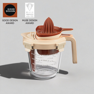 Multifunctional 700ml Capacity High Borosilicate Glass Measuring Cup Set for Food Preparation