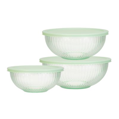 Un bon prix. Saladier en verre borosilicaté de qualité supérieure avec couvercle en PE - 1000ml à 3500ml En ligne