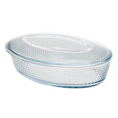 Un bon prix. Plat à four en verre borosilicaté 800ml-3600ml avec couvercle ventilé En ligne