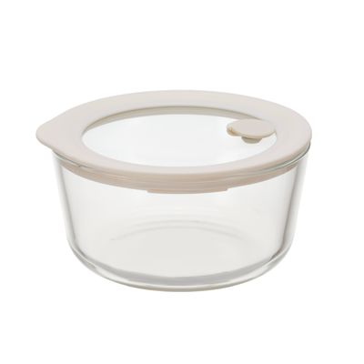 Goede prijs. Container met geventileerde glazen deksel en PP-frame, nestbaar en ovenbestendig voor voedselopslag Online