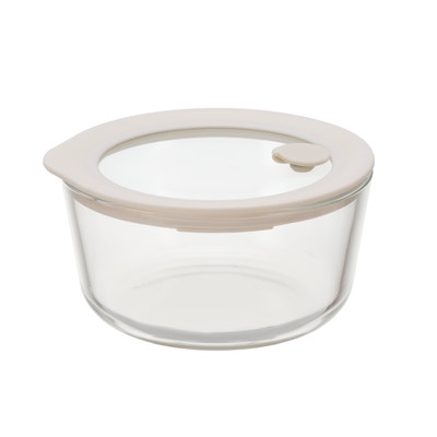 Good price Vented Glass Lid Container With PP Frame 236ml 472ml 944ml 1652ml online