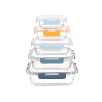 Good price Customized Glass Fruit Storage Containers With Cool Lock PP Lid Leakproof online
