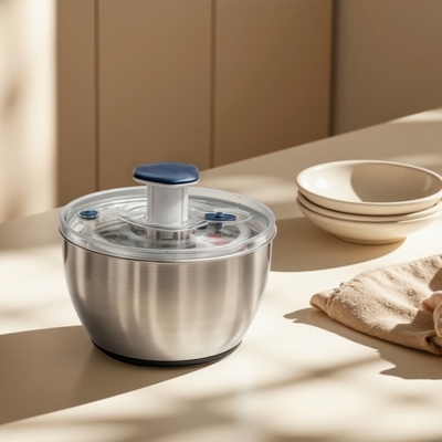 Un buon prezzo. Centrifuga per insalata in acciaio inossidabile In linea