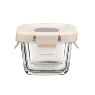 Good price Different Lids Mini Glass Food Container Small Glass Food Container With Lid 120ml 130ml 160ml online