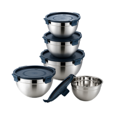 Good price Stainless Steel Salad Bowl With Cool Lock Lid online