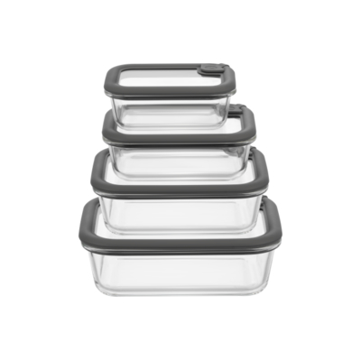 Good price Borosilicate Glass Food Container with Vented Glass Lid online