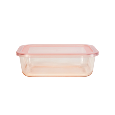 Good price Color Sprayed Glass Food Container with PP Lid - BPA Free online