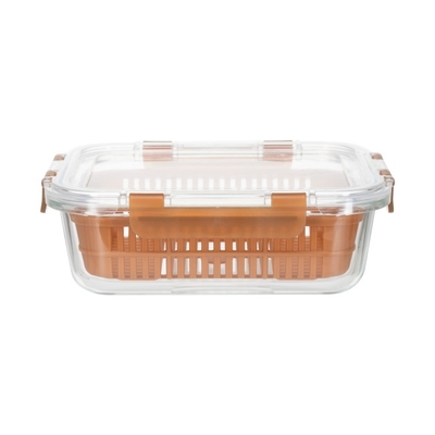 Un bon prix. Récipient alimentaire en verre sans BPA de 640 ml avec couvercle en silicone Cool Lock En ligne