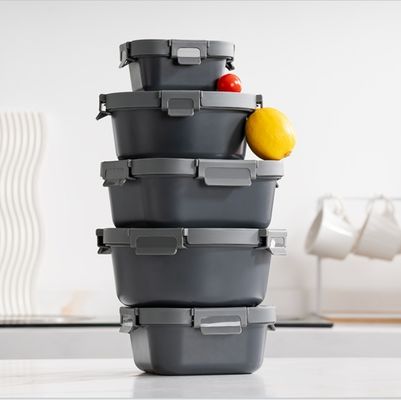 Goede prijs. Glazen voedselcontainer met antiaanbaklaag en glazen deksel, vriezer- en ovenbestendig Online