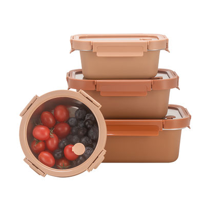 Stainless Steel Food Storage Container with Glass Lid 500ml-1000ml