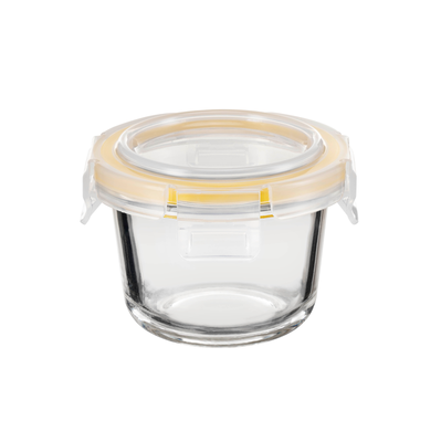 IKOO Glass Baby Food Containers with Airtight Lids Glass Food Containers Freezer Safe for Baby Toddler