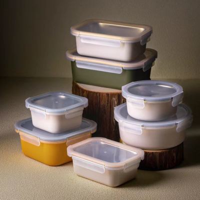 Bom preço. Container de alimentos de aço inoxidável 0,45 mm empilhável Em linha