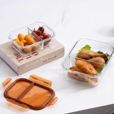 Ein guter Preis. IKOO 570ml 980ml 1360ml Glas-Getrennungsbehälter mit Kühlverschluss-PP-Deckel für Mikrowelle und Gefrierschrank Im Internet