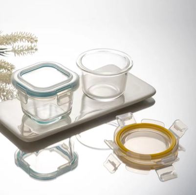 Goede prijs. IKOO 120 ml 130 ml 160 ml glazen babyvoedingscontainer mini glazen voedselcontainer met hoog borosilicaat glas Online