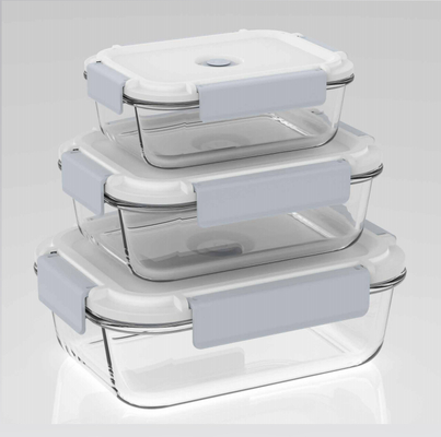 Good price IKOO Wholesale Vacuum Glass Food Containers 370ml to 1050ml with Manual Pump online