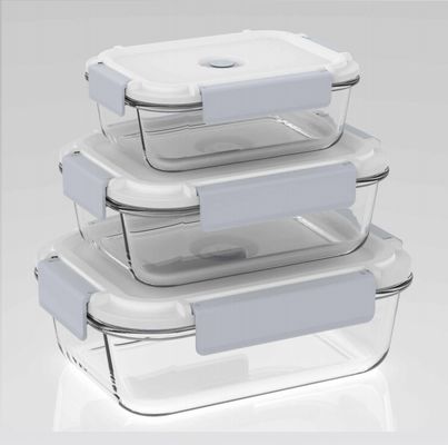 Un bon prix. Récipients en verre sous vide pour aliments de 370 ml à 1050 ml avec pompe manuelle En ligne