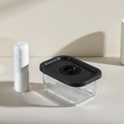 良い価格 IKOO BPAフリー真空ガラス容器 -40℃～560℃ 食器洗い機対応 オンライン