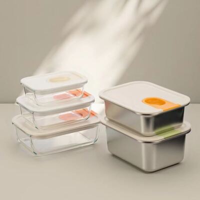 Bom preço. Recipiente de vidro empilhável sem BPA para alimentos com recipiente para preparação de refeições próprio para máquina de lavar louça para fácil armazenamento Em linha