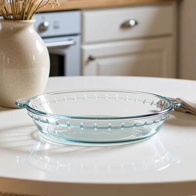 Good price IKOO High Borosilicate Glass Baking Dish -40°C to 560°C Heat Resistant online