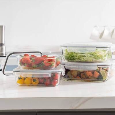 ราคาดี IKOO กระจกเก็บอาหารจากแก้ว Borosilicate สูง พร้อมฝาปิดกันการรั่วที่แน่นต่ออากาศ - กระจกเตาอบและไมโครเวฟที่ปลอดภัยสําหรับการเตรียมอาหาร ออนไลน์