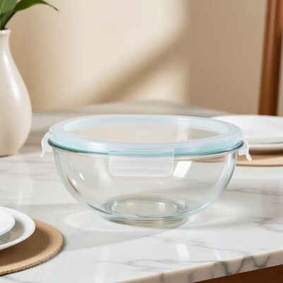 Goede prijs. IKOO Borosilicaatglazen Mengkom met PP Deksel 180ml tot 3500ml Online