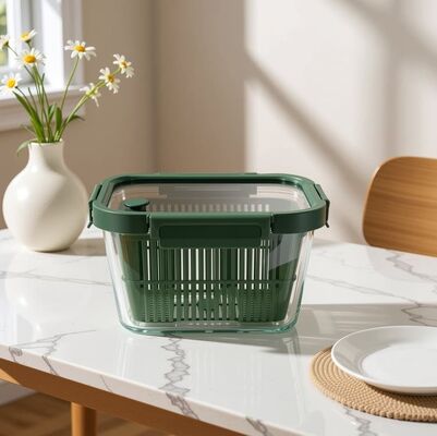 Dobra cena. IKOO Stackable Airtight Glass Food Container 1050ml Bez BPA w sieci