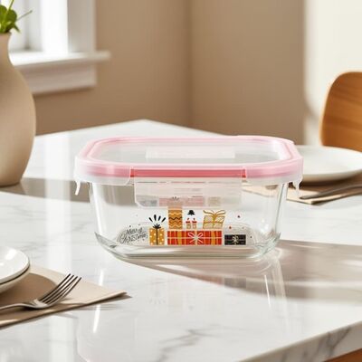 Un bon prix. Contenant alimentaire en verre à haute teneur en borosilicate IKOO avec conception Halloween et couvercle en PP exempt de BPA - Sauf pour le lave-vaisselle et résistant aux températures -40°C~560°C En ligne