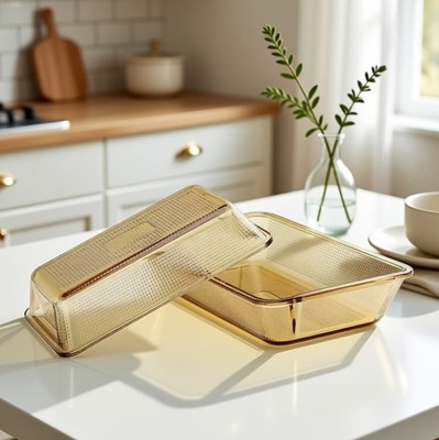 Un buen precio. Bandeja para hornear de vidrio de borosilicato de alta durabilidad IKOO, apta para horno, microondas y lavavajillas, con capacidad de 1,5L a 3L En línea