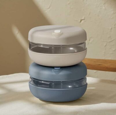 Microwave Safe BPA-Free Leakproof Glass Ramen Bowl with Lid - Stackable Glass Food Storage Container