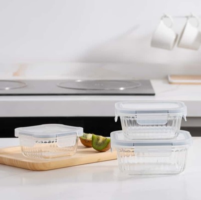 Goede prijs. BPA-vrije, lekvrije, luchtdichte glazen voedselcontainer voor maaltijdbereiding en bento box opslag Online