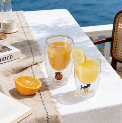 अच्छी कीमत IKOO थोक 3 डी ग्लास कप बोरोसिलिकेट ग्लास प्यारा जानवर अंदर कप कार्टून मूर्ति चाय का कप महिलाओं के लिए पुरुषों ऑनलाइन