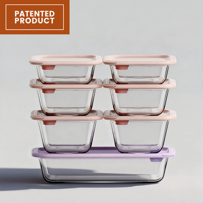 Goede prijs. IKOO Groothandel lekvrije magnetron- en ovenveilige voedselopslagcontainers van hoog borosilicaatglas Online