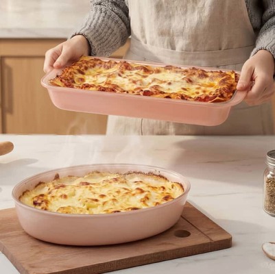 Goede prijs. IKOO High Borosilicate Glass Baking Dish met 700 ml tot 3800 ml capaciteit en CA65 gecertificeerde milieuvriendelijke bakkerij Online