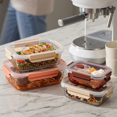 Goede prijs. IKOO Vlekbestendige Borosilicaatglazen Voedselcontainer met Geventileerde Cool Lock PP Deksel en Temperatuurbestendigheid (-40℃-560℃) Online