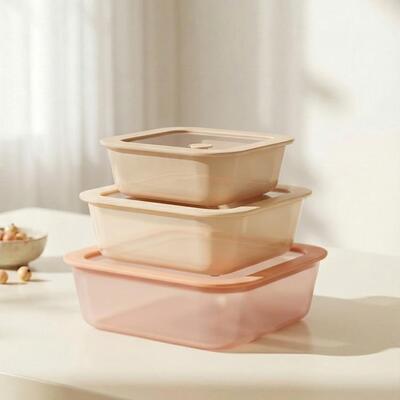 Goede prijs. IKOO Translucent Colourful Glass Food Container Set met glazen deksel Plastic Free Meal Prep Container Set, luchtdichte voedselopslagcontainers met ventilatie deksel Online