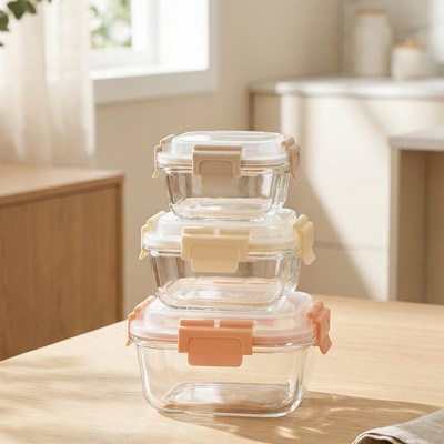 Goede prijs. IKOO Ovenbestendige Borosilicaatglazen Lunchbox Set met Deksel Fabrikant Online